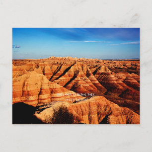Badlands-Nationalpark, South Dakota Postkarte
