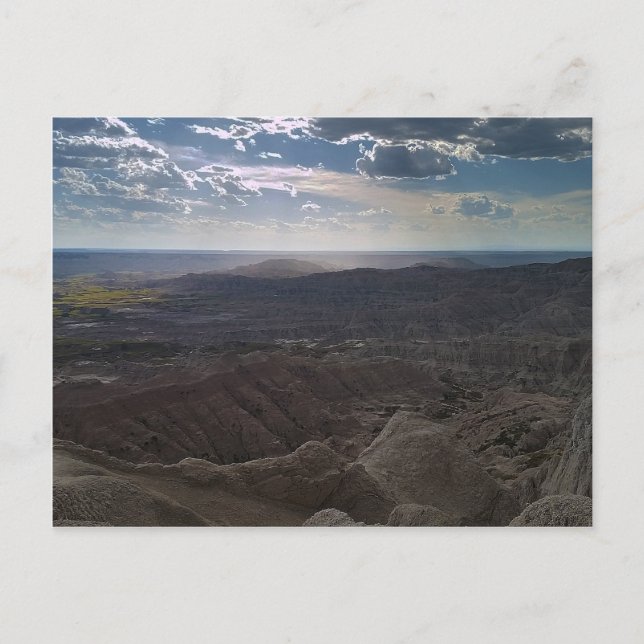 Badlands Nationalpark South Dakota Postkarte (Vorderseite)
