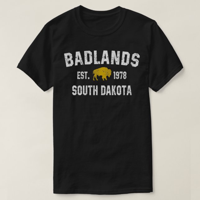 Badlands Nationalpark Süd Dakota Wandern T-Shirt (Design vorne)