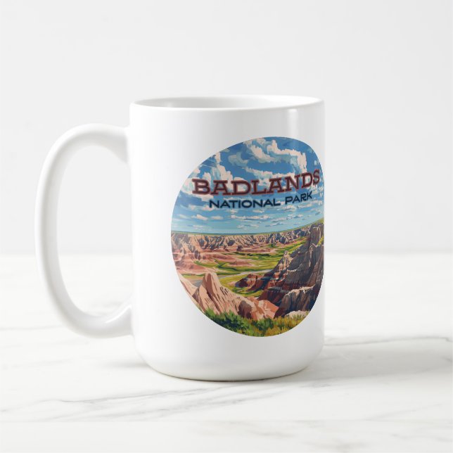 Badlands Nationalpark Süddalmatien Kaffeetasse (Links)