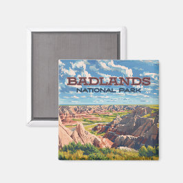 Badlands Nationalpark Süddalmatien Magnet