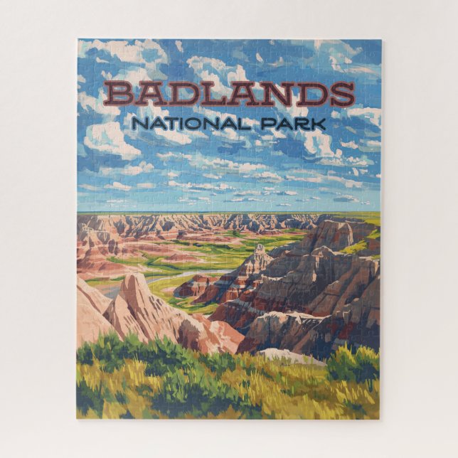 Badlands Nationalpark Süddalmatien Puzzle (Vertikal)
