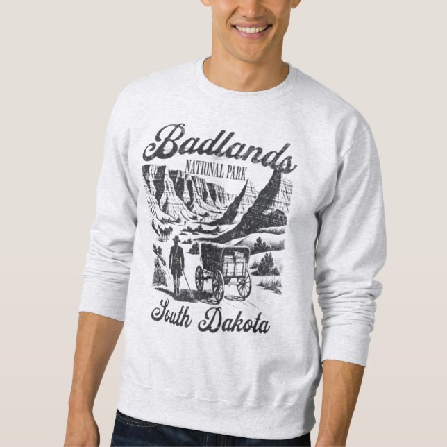 Badlands-Nationalpark Sweatshirt (Vorderseite)