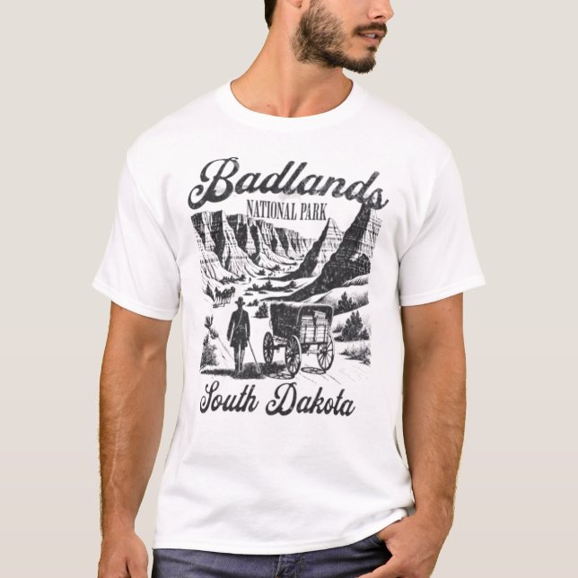Badlands-Nationalpark T-Shirt (Vorderseite)