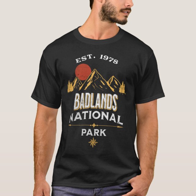Badlands-Nationalpark T-Shirt (Vorderseite)