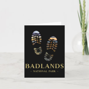 Badlands Nationalpark Wandern Bootspass Karte