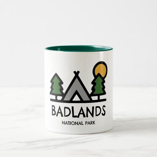 Badlands-Nationalpark Zweifarbige Tasse (Mittel)