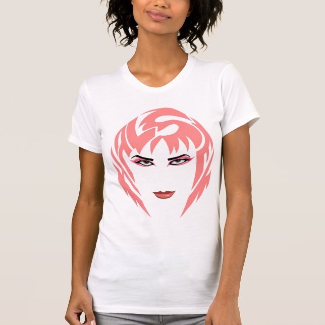 Badlands Pink Damen T-Shirt (Vorderseite)