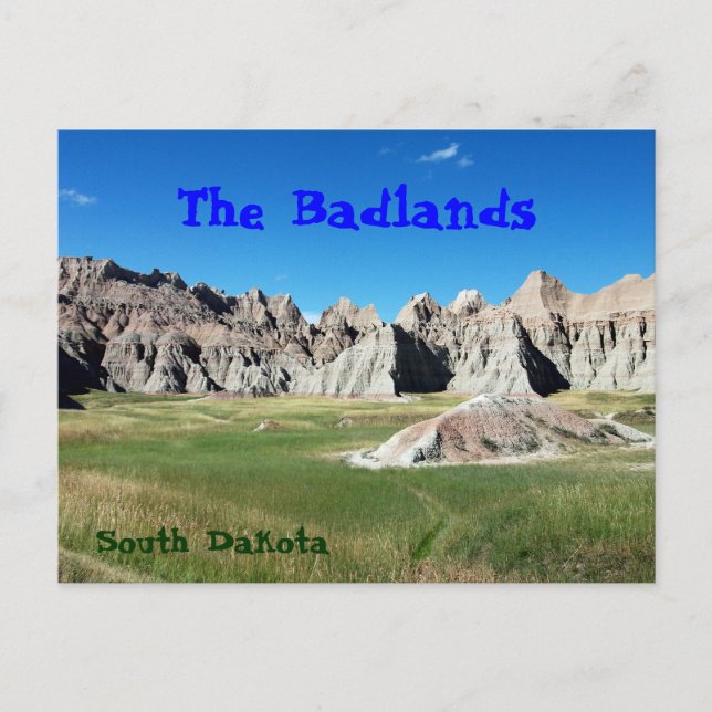 Badlands Postkarte (Vorderseite)
