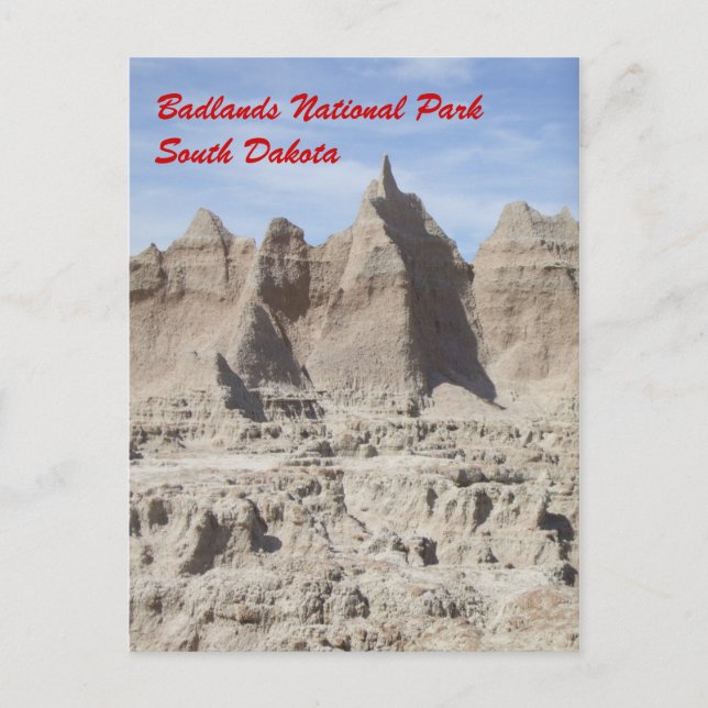 Badlands Postkarte (Vorderseite)