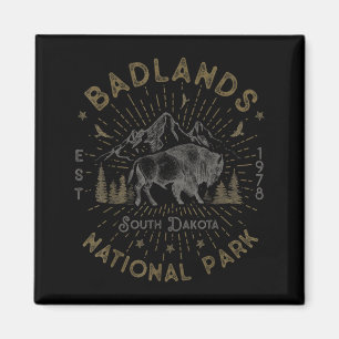 Badlands South Dakota Nationalparks im Freien Magnet