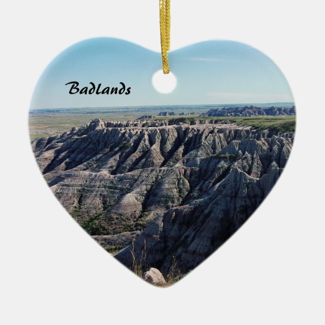 Badlands, Süddakota Keramik Ornament (Vorne)