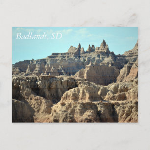 Badlands, Süddakota Postkarte