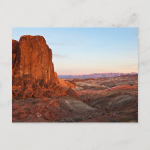 Badlands Sundown Postkarte