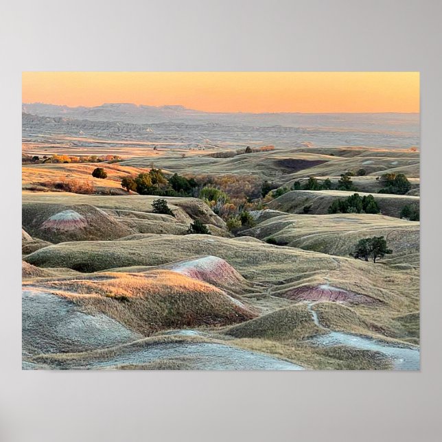 Badlands Sunset Poster (Vorne)