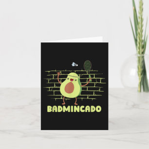 Badmincado - Racket Funny Player Game Match Badmin Karte