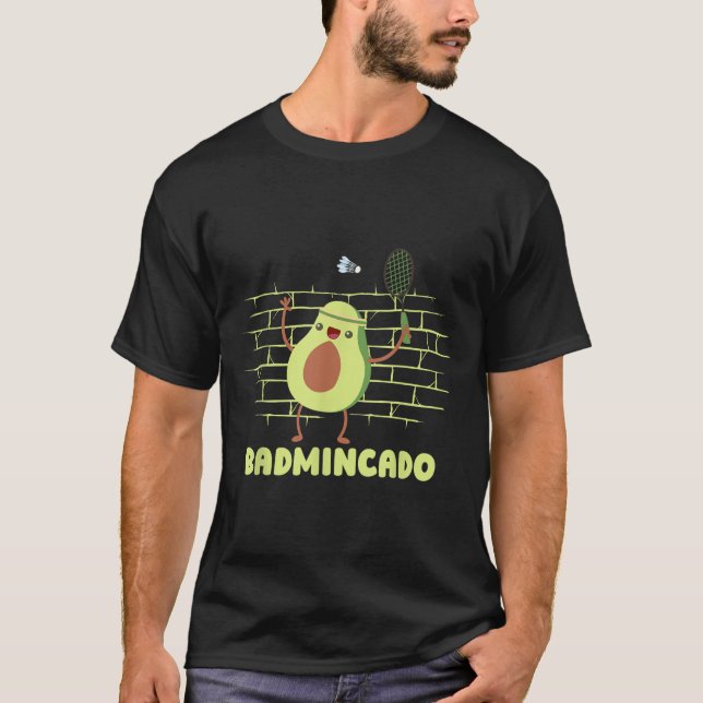 Badmincado - Racket Funny Player Game Match Badmin T-Shirt (Vorderseite)