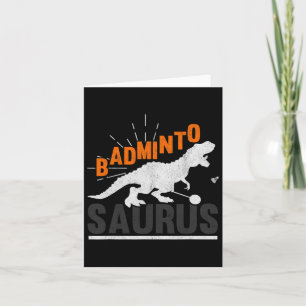 Badminto Saurus Rex Birdie Shuttle Dinosaur Badmin Karte