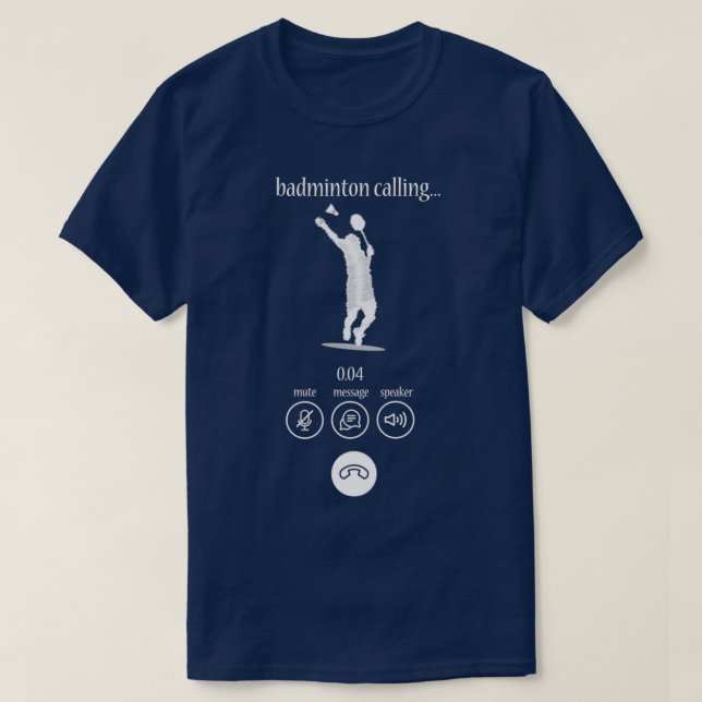 Badminton 19 T-Shirt (Design vorne)
