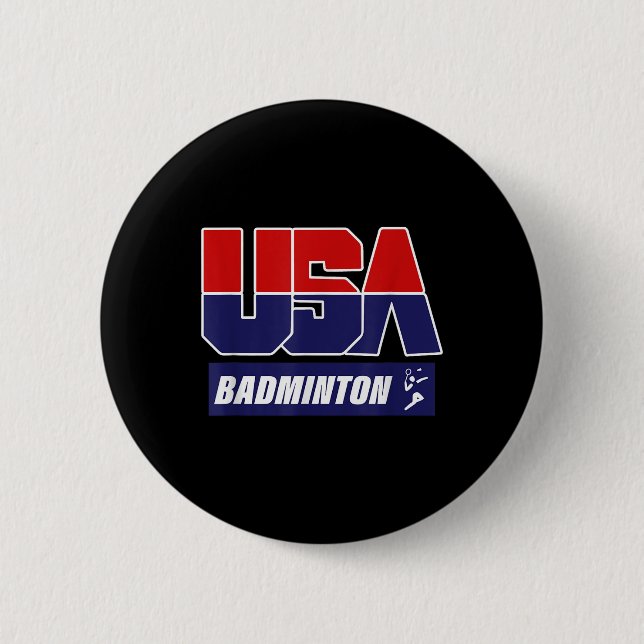 Badminton 2021 Usa  Button (Vorderseite)