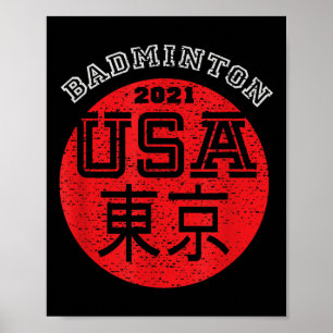 Badminton 2021 USA Poster