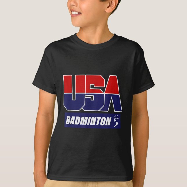 Badminton 2021 USA  T-Shirt (Vorderseite)