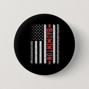 Badminton Amerikanische Flagge 4. Juli Badminton S Button
