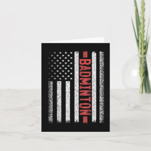 Badminton Amerikanische Flagge 4. Juli Badminton S Karte