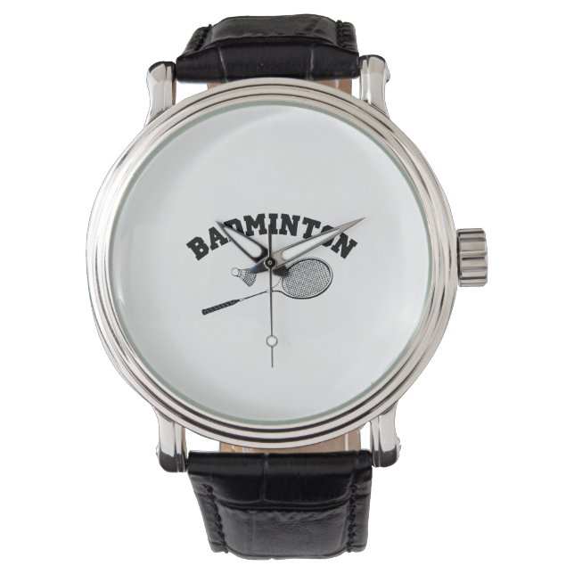 Badminton Armbanduhr (Vorderseite)