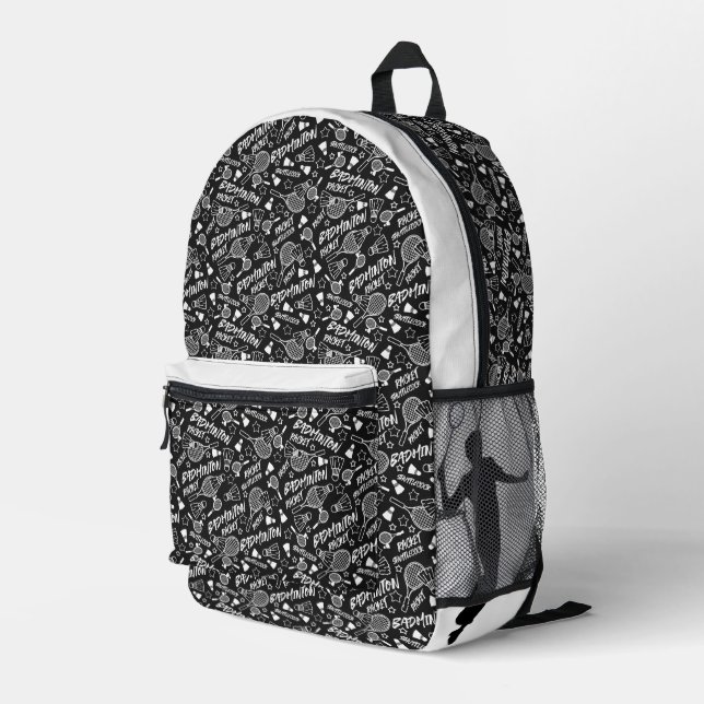 Badminton-Athletic-Design-Rucksack Bedruckter Rucksack (Rückseitige Ecke Rechts)