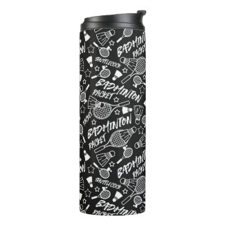 Badminton Athletic Design Tumbler  Thermosbecher