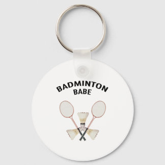 Badminton Babe Schlüsselanhänger