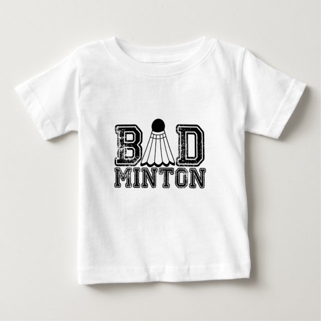Badminton Baby T-shirt (Vorderseite)