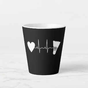 Badminton - Badminton Ball Heartbeat Milchtasse
