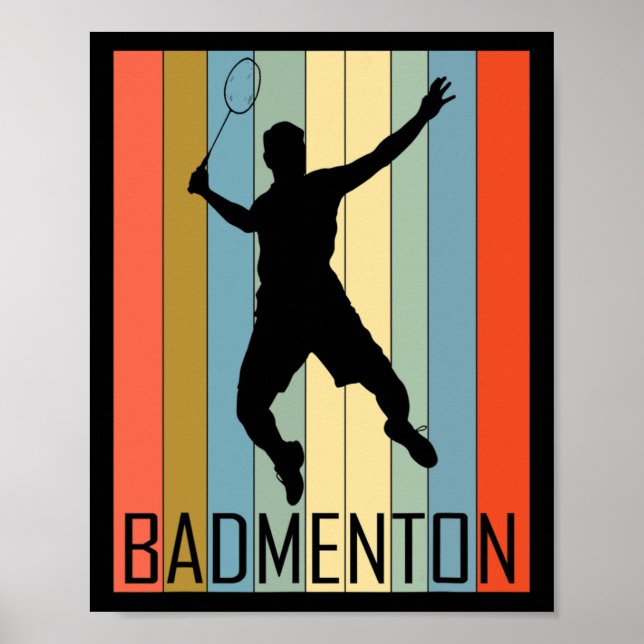 Badminton - Badminton Player Poster (Vorne)