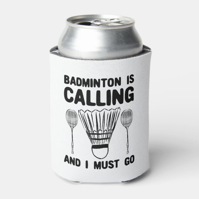Badminton - Badminton ruft Dosenkühler (Kanne Vorderseite)