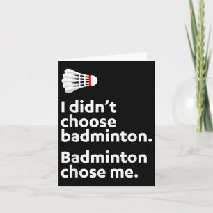 Badminton Badminton wählt Me Karte