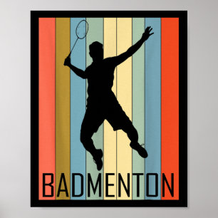 Badminton - Badmintonspieler Poster