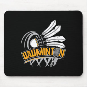 Badminton - Badmintonspieler Shuttlecock Federball Mousepad
