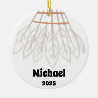 Badminton Ball Ornament, Ornament, Kinder Sport Keramik Ornament