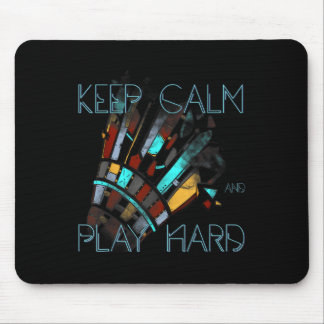 Badminton Behielt Ruhe und Sport Mousepad
