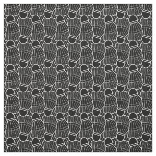 Badminton-Birdie-Muster für Badminton-Liebhaber Stoff