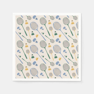 Badminton Birthday Party Serviette