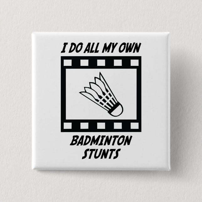 Badminton-Bremsungen Button (Vorderseite)