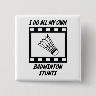 Badminton-Bremsungen Button