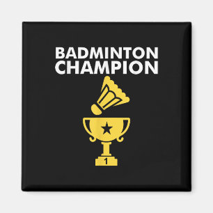 Badminton-Champion Birdie Magnet