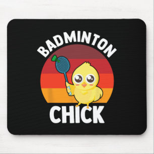 Badminton Chick Badminton Player Shuttle Sports Sm Mousepad
