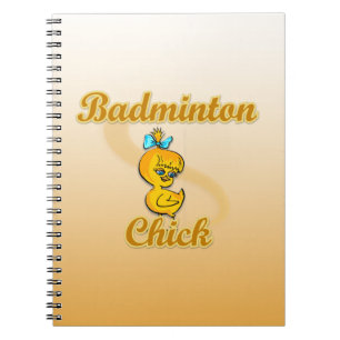 Badminton Chick Notizblock