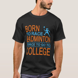 Badminton-College-Bekleidung Shuttle  T-Shirt