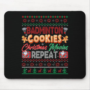 Badminton Cookies Weihnachtsfilme Wiederholung Swe Mousepad